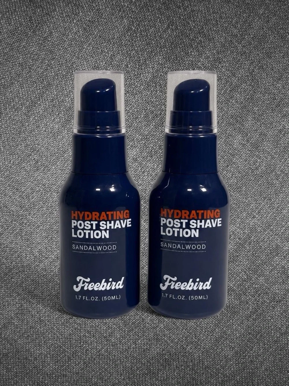 Freebird Hydrating Post Shave Lotion Sandalwood 1.7 Fl Oz 50mL New Sealed 2Set